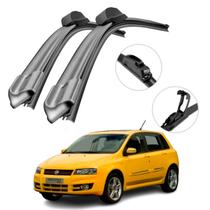 Kit Limpador de Parabrisas Fiat Stilo Todos Anos Palheta de Silicone Dianteiro Kit Limpador de Parabrisas Fiat Stilo Todos Anos Palheta de Silicone Dianteiro