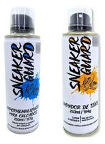 Kit Limpador de Tênis e Impermeabilizante Sneakers Repele Sujeira Água Sneaker Guard Kit Limpador de Tênis e Impermeabilizante Sneakers Repele Sujeira Água Sneaker Guard