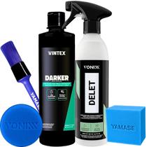 Kit Limpador E Revitalizador Para Pneus Darker Delet Pincel