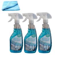 Kit limpador instantâneo de vidros, espelhos, plásticos e acrílicos Kit limpador instantâneo de vidros, espelhos, plásticos e acrílicos