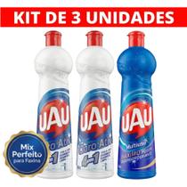 Kit Limpador Multiuso Uau Lavanda 500ml 2 Cloro Ativo Limpeza Banheiro Perfumado Kit Limpador Multiuso Uau Lavanda 500ml 2 Cloro Ativo Limpeza Banheiro Perfumado