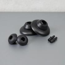 Kit Limpador Para-brisa 2 Borracha 2 Junção e 2 Acabamento VW