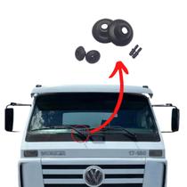Kit Limpador Para-brisa 2 Borracha 2 Junção e 2 Acabamento VW Kit Limpador Para-brisa 2 Borracha 2 Junção e 2 Acabamento VW
