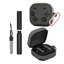 Kit Limpador para Fones e Capa Protetora Nerdcase Compatível com Samsung Galaxy Buds 4, Controle Videogame Kit Limpador para Fones e Capa Protetora Nerdcase Compatível com Samsung Galaxy Buds 4, Controle Videogame