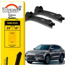 Kit Limpador Parabrisa Palheta Dyna Original BYD Song Plus 2023 em Diante para Limpador Dianteiro