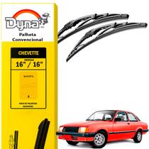 Kit Limpador Parabrisa Palheta Dyna Original Chevette 1973 a 1993 para Vidro Dianteiro