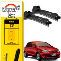 Kit Limpador Parabrisa Palheta Dyna Original Etios 2012 a 2021 para Parabrisa Dianteiro