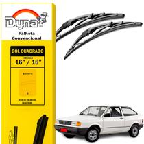 Kit Limpador Parabrisa Palheta Dyna Original Gol G1 Quadrado Caixa 1980 a 1994 para Parabrisa Dianteiro