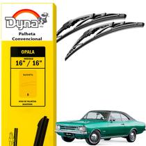 Kit Limpador Parabrisa Palheta Dyna Original Opala Diplomata Comodoro 1968 a 1992 para Vidro Dianteiro
