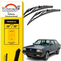 Kit Limpador Parabrisa Palheta Dyna Original Voyage G1 Quadrado 1981 a 1995 para Vidro Dianteiro Kit Limpador Parabrisa Palheta Dyna Original Voyage G1 Quadrado 1981 a 1995 para Vidro Dianteiro