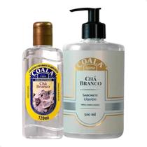 Kit Limpador Perfumado 120ml e Sabonete Líquido 500ml Coala Chá Branco. Poder Máximo de Limpeza