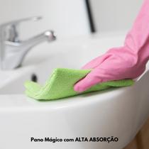 Kit Limpeza 7 Pçs Pano Mágico Pia + Chão - Alta Absorção