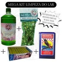 Kit Limpeza Alfazema Anil em Pó Africano Banho de Ervas Kit Limpeza Alfazema Anil em Pó Africano Banho de Ervas