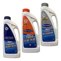 Kit Limpeza Algicida Clarificante Oleosidade Hidroazul 01 Lt