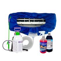 Kit Limpeza Ar Condicionado 36 Mil Coletor Limpa Alumínio Bactericida 1 Litro Pulverizador 5 Litros
