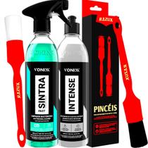 Kit limpeza Automotiva interna Vonixx 4 produtos Limpador Multiuso Restaurador de Plásticos e Pincéis Kit limpeza Automotiva interna Vonixx 4 produtos Limpador Multiuso Restaurador de Plásticos e Pincéis