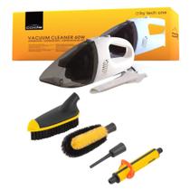 Kit Limpeza Automotiva Mini Aspirador de Pó com Escovas e Acessórios