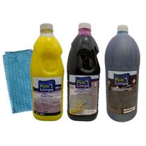 Kit Limpeza Automotiva Shampoo Com Cera Desengraxante Solupan Limpa Chapa LM Pano de Microfibra