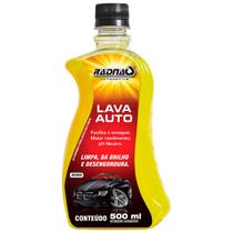 Kit Limpeza Autos Shampoo Mais Pretinho Pneu 500Ml Radnaq