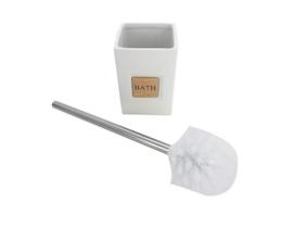 Kit Limpeza Banheiro Bath White Mimo Style BH22256 - 8 Peças