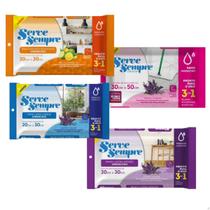 Kit Limpeza Completa Descartável Prático Rápido Brilho Pano Chão Desengordurante Vidro Lustra Móveis