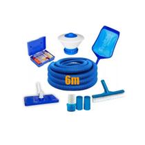 Kit Limpeza Completo Para Piscina / Aspirador 8 Esferas