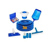 Kit Limpeza Completo Para Piscina / Aspirador 8 Esferas
