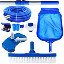 Kit Limpeza Completo Para Piscinas Cabo 2 Mt Mangueira 7Mt Kit Limpeza Completo Para Piscinas Cabo 2 Mt Mangueira 7Mt