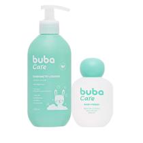 Kit Limpeza Corpo Bebê Sabonete Líquido 250ml Colônia 100ml Sem Lágrimas Buba Care
