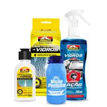 Kit Limpeza Cristalização e Antiembaçante Proauto Alta Performance