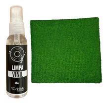 Kit Limpeza de Discos Vinis com Pano Verde