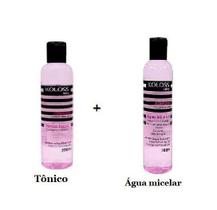 Kit limpeza de pele facial Tônico + agua micelar Koloss