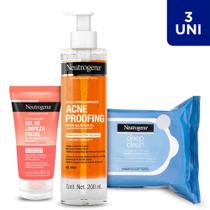Kit Limpeza De Pele Neutrogena com Demaquilante
