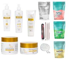 Kit Limpeza De Pele Profunda Profissional + Argilas + Itens - KOSMOBELLE