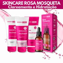 Kit Limpeza de Pele Rosa Mosqueta Skin Care e Sérum Clareador de Manchas Dermachem Kit Limpeza de Pele Rosa Mosqueta Skin Care e Sérum Clareador de Manchas Dermachem