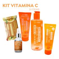 Kit Limpeza de Pele Skincare Vitamina C Dermachem 5 Itens
