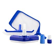 Kit Limpeza de Piscina c/ 6 Peças - Brustec Kit Limpeza de Piscina c/ 6 Peças - Brustec