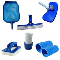 Kit Limpeza de Piscina c/ 7 Peças - Donatti Kit Limpeza de Piscina c/ 7 Peças - Donatti