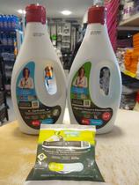 Kit limpeza de Piscina - clarificante algicida e cloro Kit limpeza de Piscina - clarificante algicida e cloro