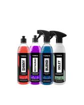 Kit limpeza de pneus shiny pretinho restaurax blend spray vonixx