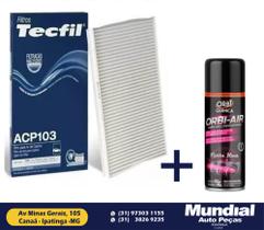 Kit limpeza do ar condicionado fiat motor fire (palio/strada/siena) - TECFIL / ORBI QUIMICA