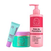 Kit Limpeza e Creme de Hidratação facial pele de porcelana kokeshi Olhos de Gueixa Kit Limpeza e Creme de Hidratação facial pele de porcelana kokeshi Olhos de Gueixa