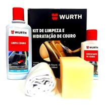 Kit Limpeza E Hidratação Banco De Couro Carro Caminhão Wurth - Würth