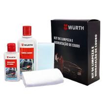 Kit limpeza e hidratação bancos de couro automotivo wurth