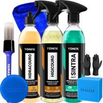 Kit Limpeza e Hidratação de Couro e Estofado Limpa Volante Hidracouro Higicouro Sintra Fast Kit Limpeza e Hidratação de Couro e Estofado Limpa Volante Hidracouro Higicouro Sintra Fast