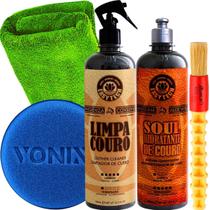 Kit limpeza e hidratação de couro Easytech Limpa couro e Soul 500 ml
