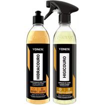 Kit Limpeza E Hidratação De Couro Vonixx - Limpa E Hidrata