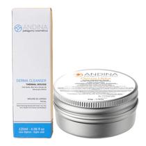 Kit Limpeza e Hidratação Facial 1 Mousse Thermal 1 Creme Hidratante Andina