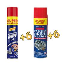 Kit Limpeza e Manutenção Automotiva Abro Descarbonizante + MP1 Desengripante
