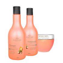 Kit Limpeza e Nutrição Sem Danos 03 Passos Josefine Cosmetics